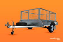 Load image into Gallery viewer, 7X5 Single Axle Cage Trailer