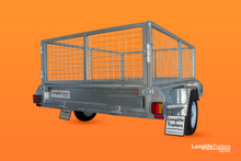 Load image into Gallery viewer, 7X5 Single Axle Cage Trailer