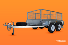 Load image into Gallery viewer, 8X5 Tandem Axle Cage Trailer